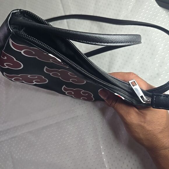 Rare Naruto Bioworld Shippuden Collection Clouds AOP Long Shoulder Bag Purse - Picture 6 of 14